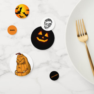 La fête d'Halloween Confetti