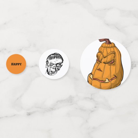 La fête d'Halloween Confetti (Derrière)