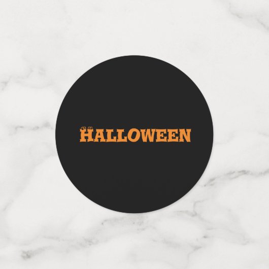 La fête d'Halloween Confetti (Petit recto)