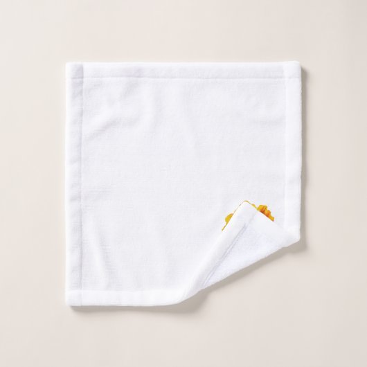 "La fête du Pansy" sur un ensemble de serviettes d (Gant de toilette)