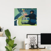 La fête nautique - Mary Cassatt Fine Art Poster (Bureau à domicile)