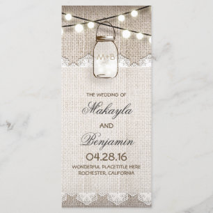 La ficelle de pot de maçon allume des programmes