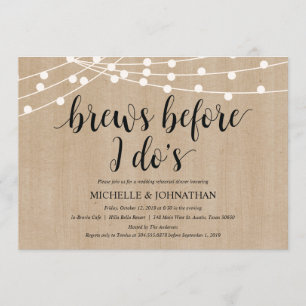 La ficelle rustique allume des invitations de