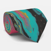 La Fiesta 1 Cravate amusante couleur vive (Roulé)