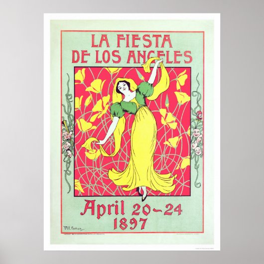 La Fiesta de LA 1897 Poster (Voorkant)