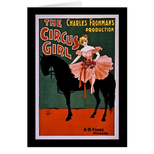La fille 1897 de cirque (Devant)
