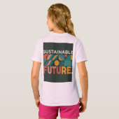 La fille aime porter un t-shirt maître à la baise (Dos entier)