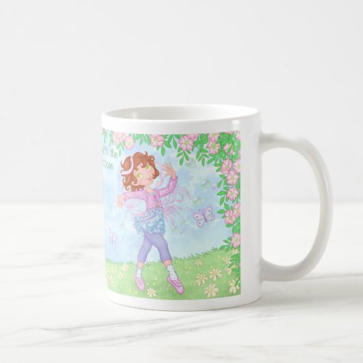 La fille avec les boutons drôles - tasse de fille (Droite)