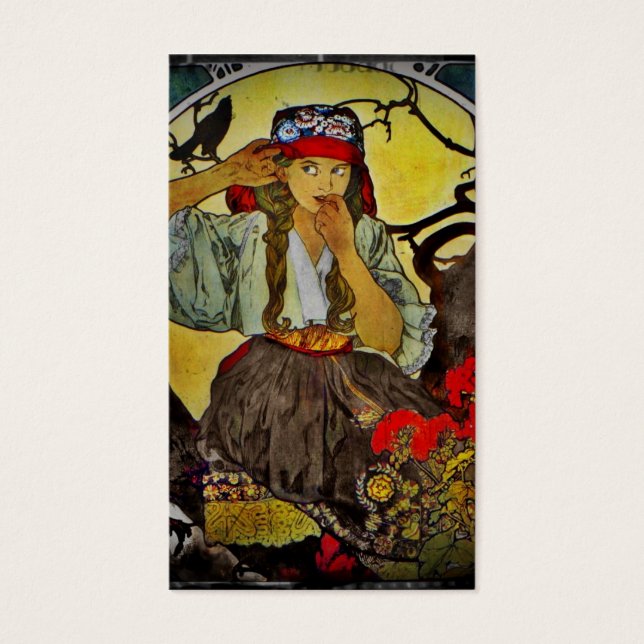 La fille avec Raven Moravian professeur chorale (Devant)