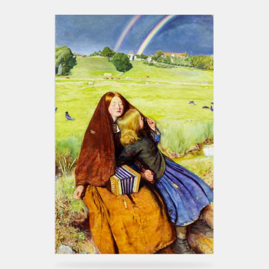 La Fille aveugle par John Everett Millais (Recto)