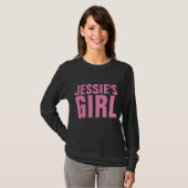 LA FILLE DE JESSIE T-SHIRTS VINTAGES NOIRS (Devant entier)