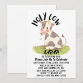 La Fille De La Vache Sainte Tournera Une Carte Ann (Devant / Derrière)