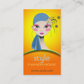 La fille de paon, carte de visite