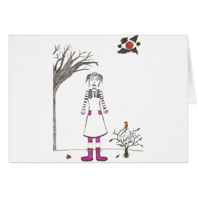 La fille déplaisante de clown (Devant horizontal)
