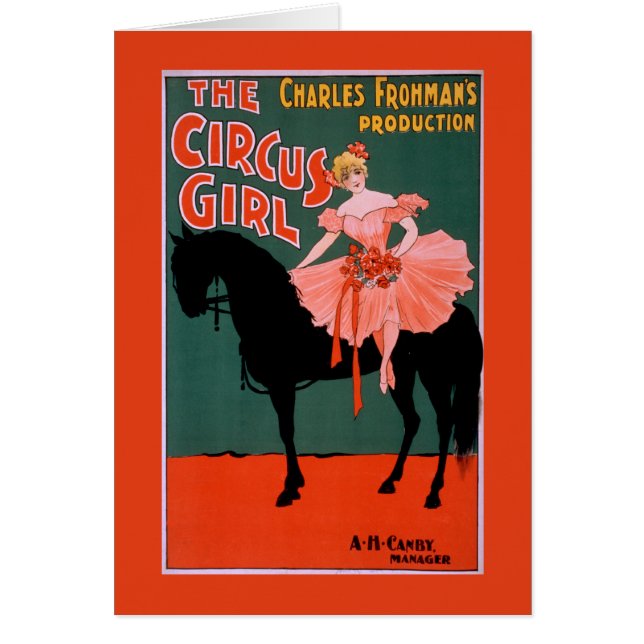 La Fille du Cirque - Femme à cheval Théâtre (Devant)