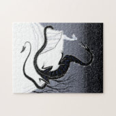 La fille et le puzzle de dragon (Horizontal)