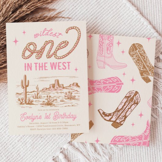 La fille la plus sauvage de l'Ouest Invitation