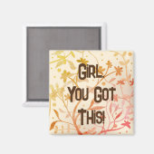 La Fille, Vous Avez Ce Magnet D'Inspirété Personna (Recto/Verso)