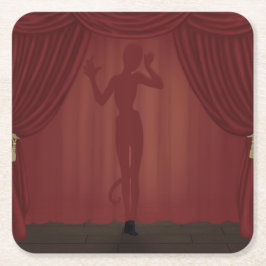 La Fin Absolute Vierkante Kartonnen Onderzetter