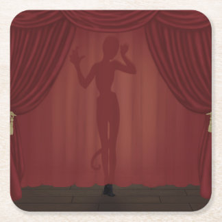 La Fin Absolute Vierkante Kartonnen Onderzetter