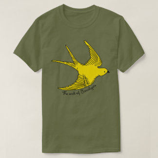 La fin de la paralysie T-shirt oiseau jaune
