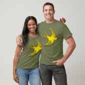 La fin de la paralysie T-shirt oiseau jaune (Unisexe)