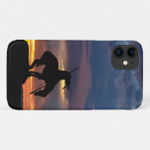 La fin du Coque iphone de la silhouette du sentier (Dos (Horizontal))