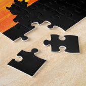La fin du sentier Silhouette Jigsaw Puzzle (Côté)