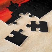 La fin du sentier Silhouette Jigsaw Puzzle (Côté)
