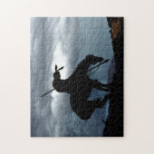La fin du sentier Silhouette Jigsaw Puzzle (Vertical)