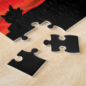 La fin du sentier Silhouette Jigsaw Puzzle (Côté)