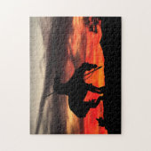 La fin du sentier Silhouette Jigsaw Puzzle (Vertical)