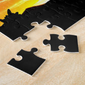 La fin du sentier Silhouette Jigsaw Puzzle (Côté)