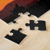 La fin du sentier Silhouette Jigsaw Puzzle (Côté)