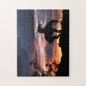 La fin du sentier Silhouette Jigsaw Puzzle (Vertical)