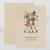 La fin joyeuse de la carte mondiale d'Halloween (Devant / Derrière)