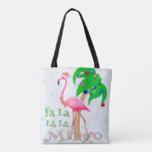 La Flamingo Xmas Draagtas (Achterkant)