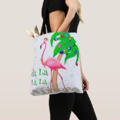 La Flamingo Xmas Draagtas (Dichtbij)
