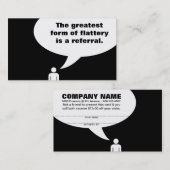 la flatterie est une référence (Devant / Derrière)