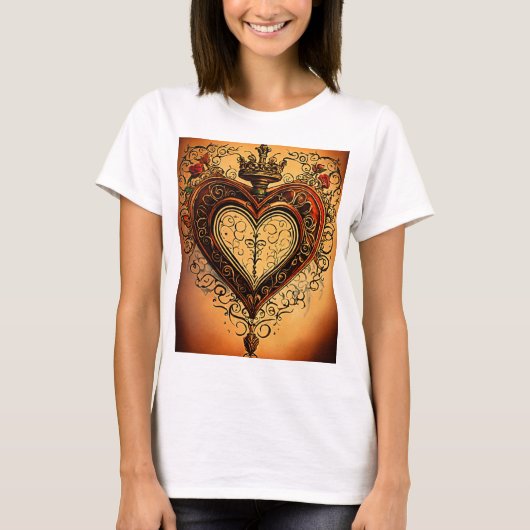 La flèche de l'amour : T-shirt traditionnel inspir (Devant)