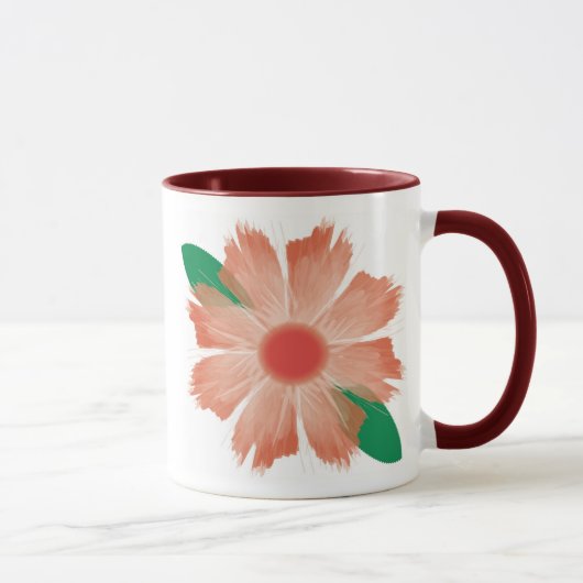 La fleur se fane tasse d'écriture sainte - fleur (Droite)