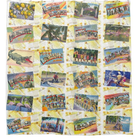 La FLORIDE un rétro rideau en douche (Devant)