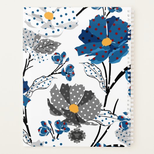 La foi commence avec un Planner Floral Act (Dos)