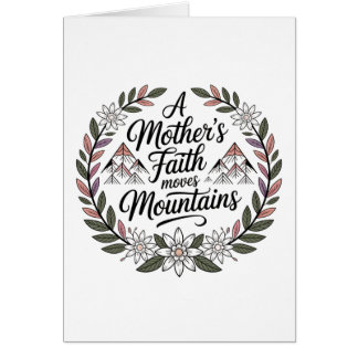 La foi d'une mère déplace des montagnes