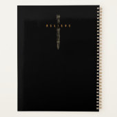 La foi en l'action 'Crois croisé' Design chrétien (Dos)