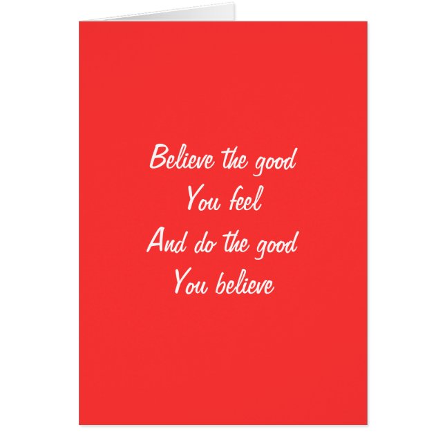 La foi en soi (Devant)