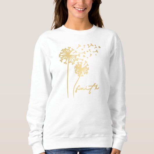 La foi fleurit : sweatshirt Dandelion (Devant)