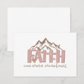 La foi peut déplacer la carte des montagnes (Devant / Derrière)