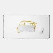 La foi sur la peur or et blanc (Clavier et souris)