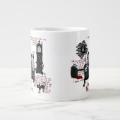 'La folie de Poe' (version 2) Mug (Devant)